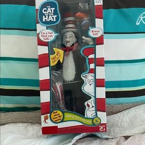 Dr. Seuss CAT IN THE HAT talking figure NIB